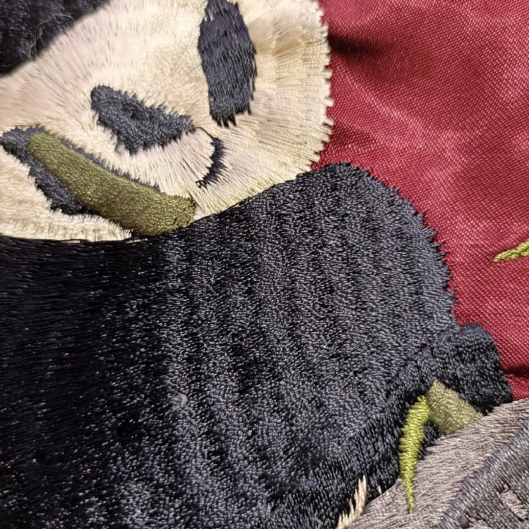 HOUSTON - ヒューストンスカジャン リバーシブル パンダ 富士山 龍 鷹