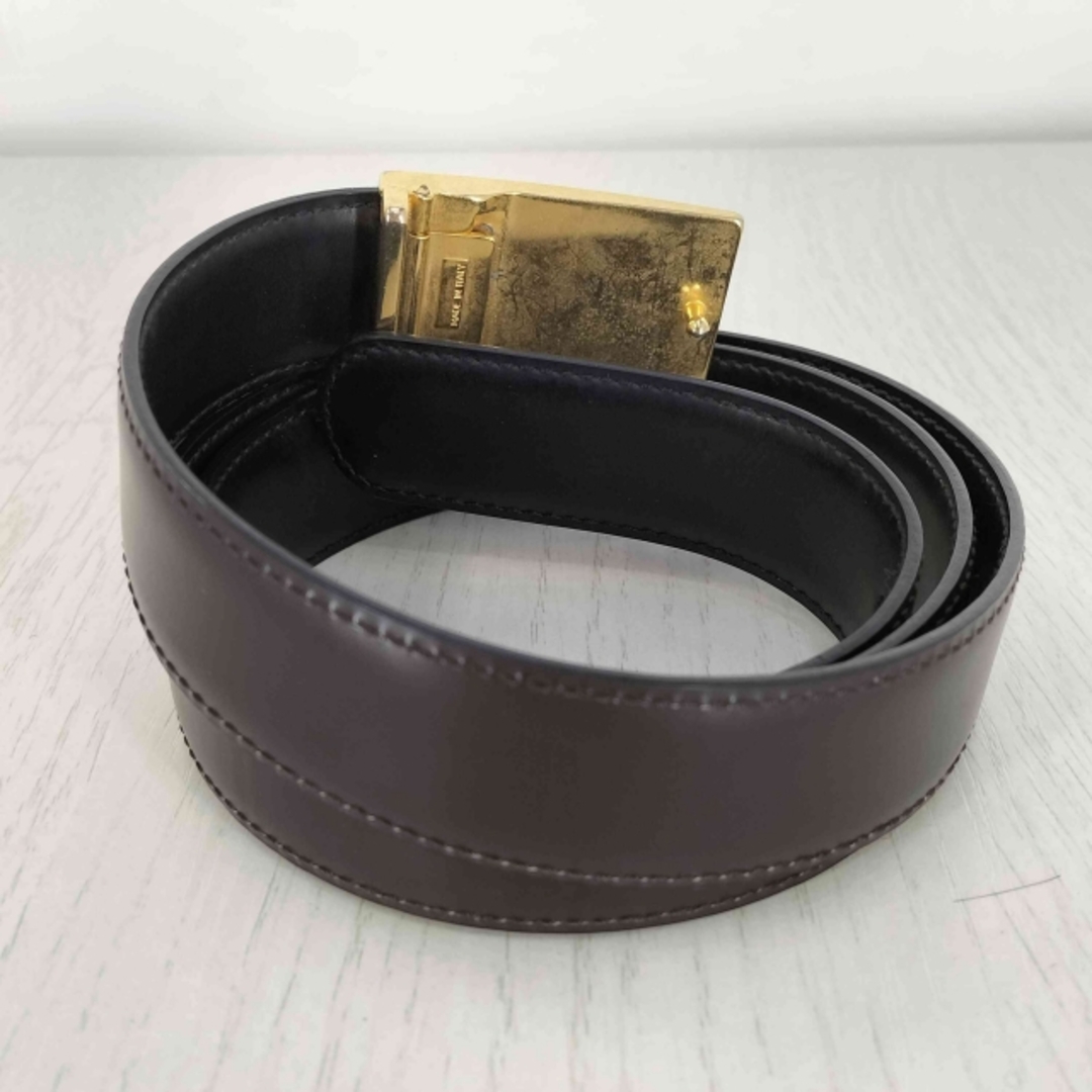 BURBERRY - BURBERRY(バーバリー) ゴールドバックル レザーベルト