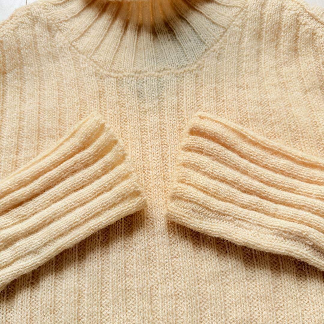 美品・希少✨グッチ GGロゴ アルパカニット タートルネック リブニット