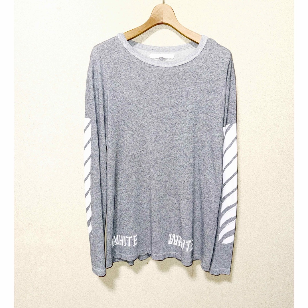 Justin Bieber着用】 OFF WHITE 15AW 3DロゴロンT