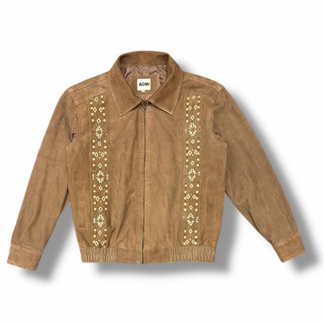 AOMI Roohi Hand Embroidered Suede Jacket 刺繍スエードレザー