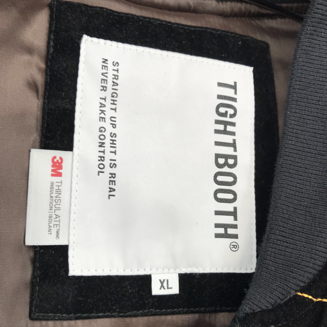 タイトブース ボンバージャケット XL ブラック ベロアの通販 by マート