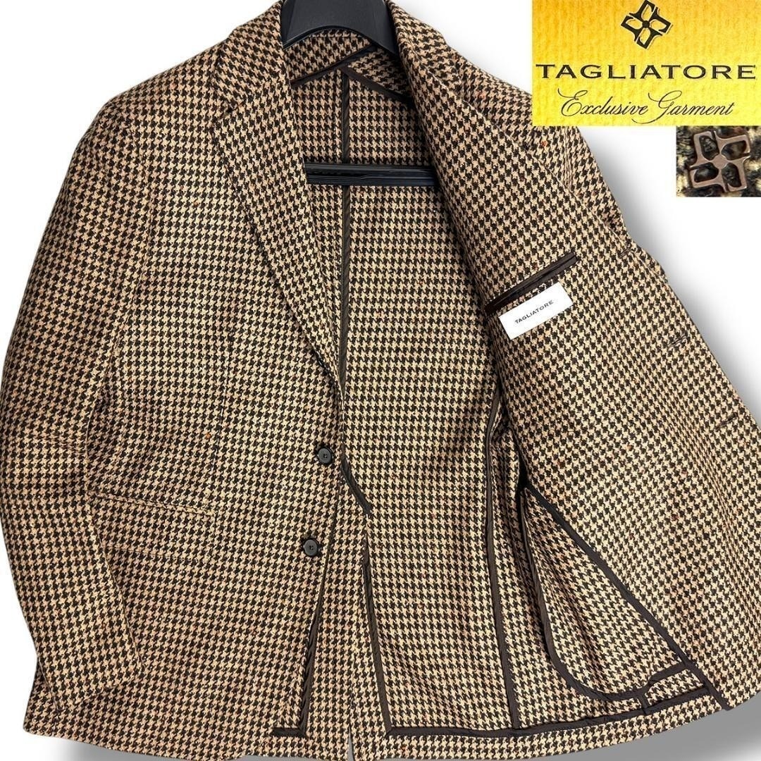 TAGLIATORE - J6132 新品 タリアトーレ 23AWハウンドトゥースツイード