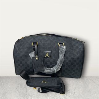 Jordan Brand（NIKE） - Jordan モノグラム ボストンバッグ ブラック