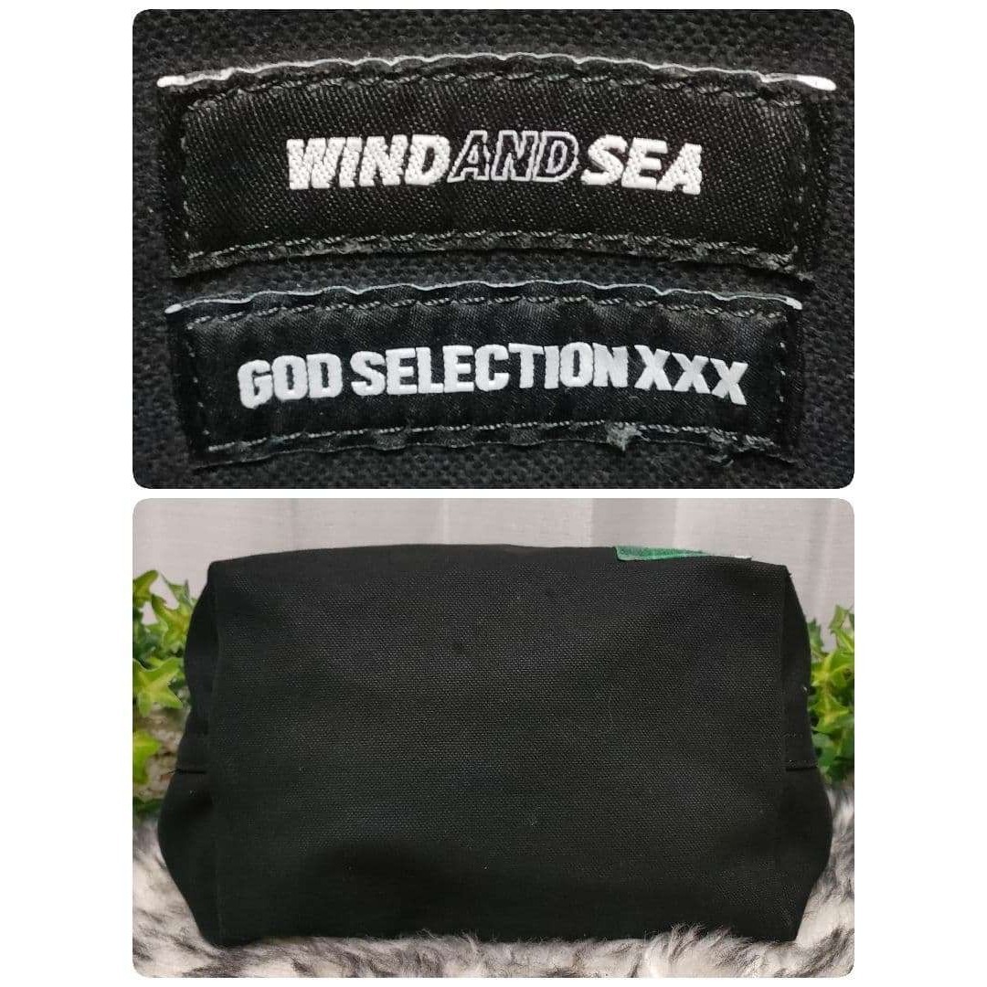WINDANDSEA GODSELECTIONトートバッグ ブラックコラボSEA