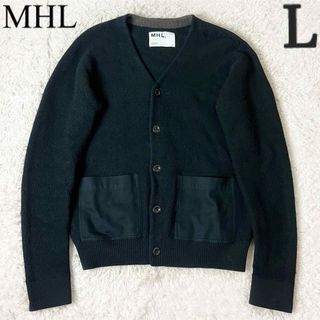 ペンドルトン PENDLETON ウール混 カーディガン ネイビー ネイビー系 L