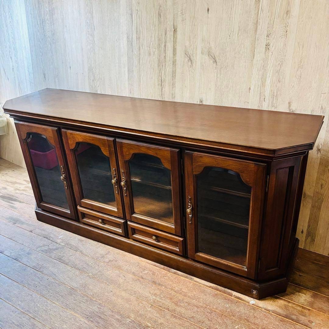 KOSUGA ガラスキャビネット カップボード リビングボード 食器棚 コスガ