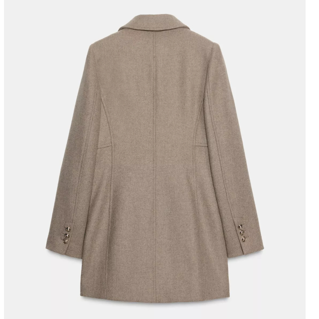 ZARA - ZARA 新品 ウール混紡ショート丈ダブルブレストコートの通販 by