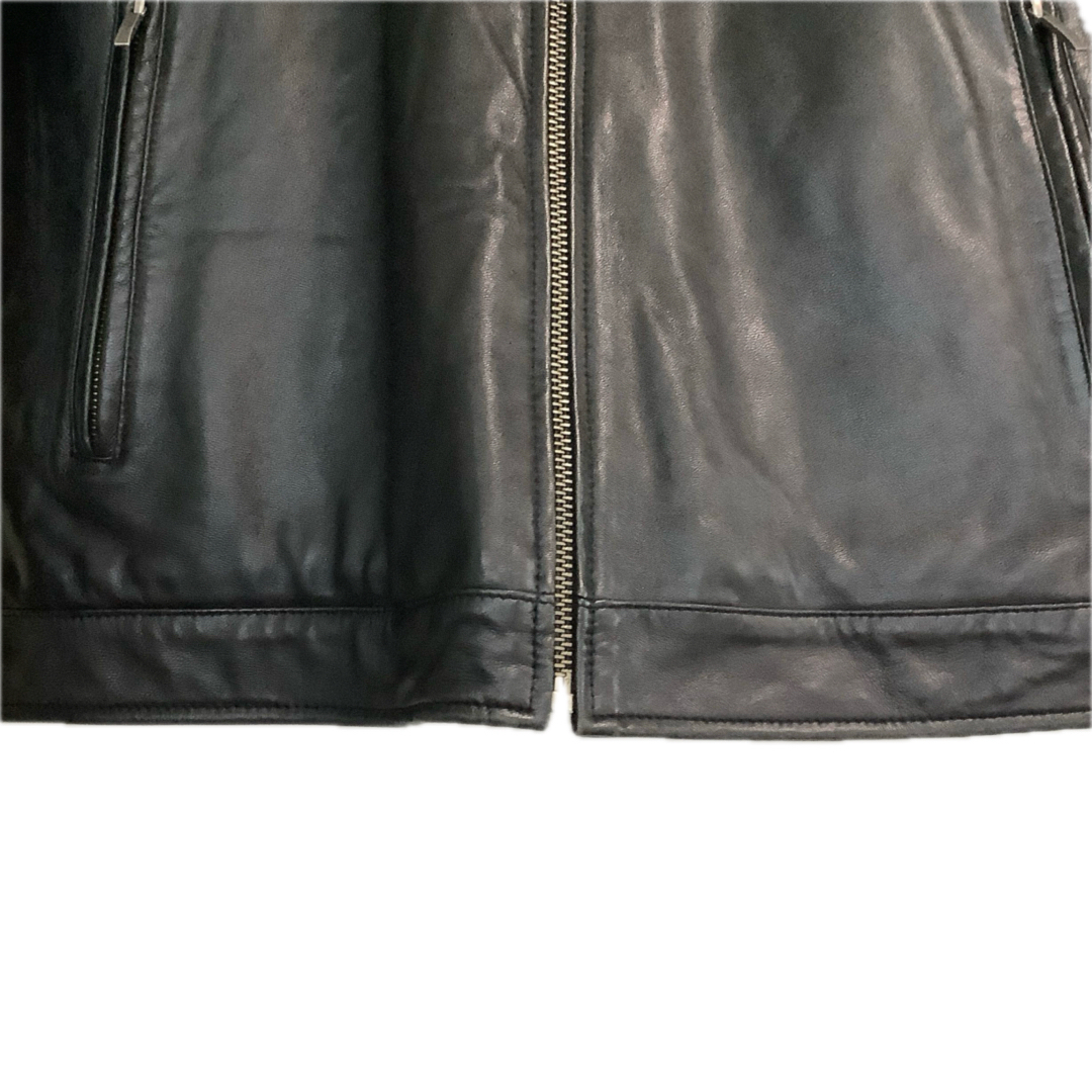 売切】極美品 ブルックスブラザーズ レザー 羊革 シングル ライダース L