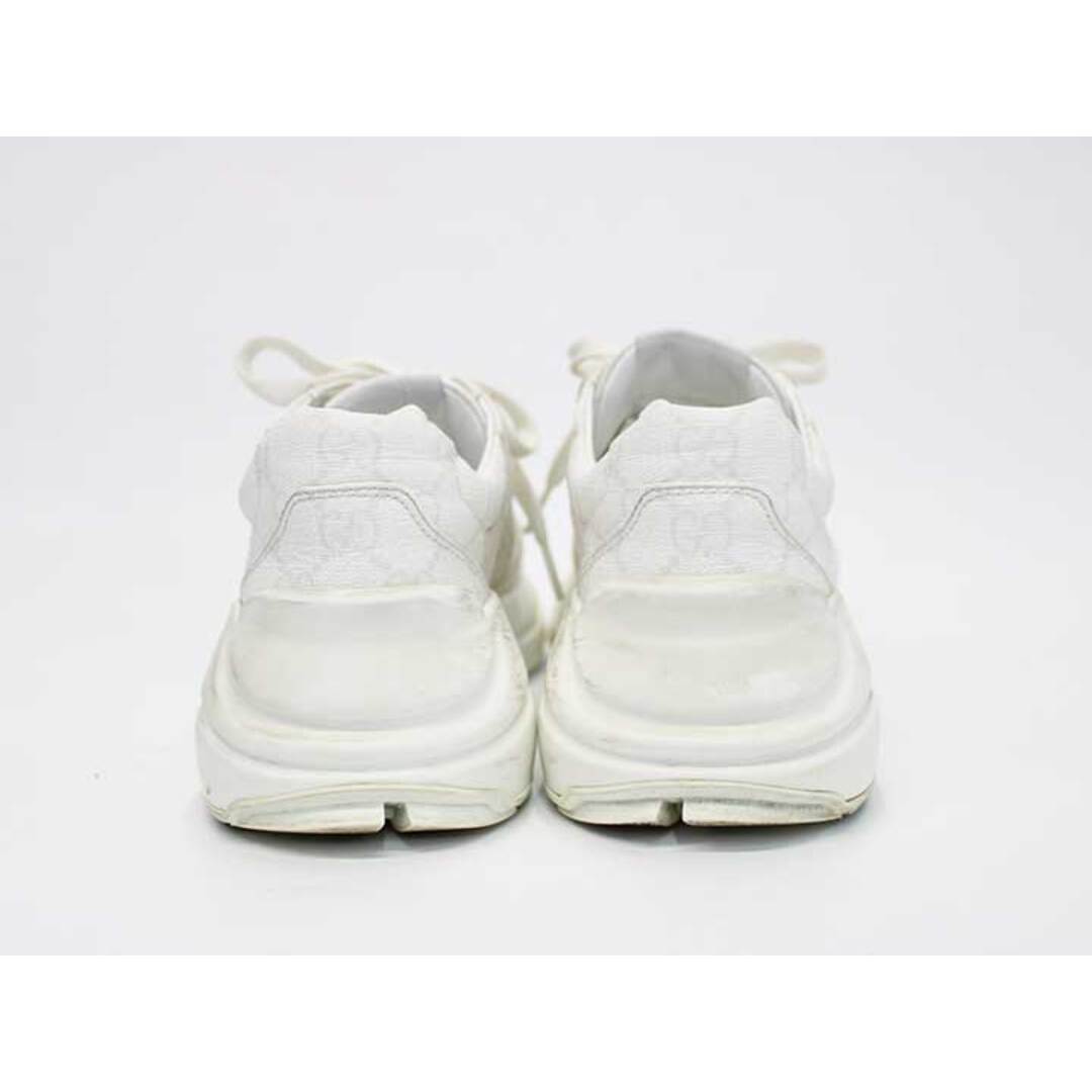 GUCCI - グッチ ライトンロゴレザースニーカー ホワイト レディース 34