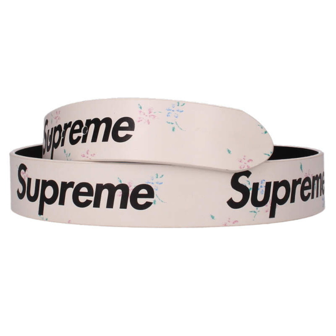 Supreme - シュプリーム Repeat Leather Belt ロゴレザー花柄ベルト