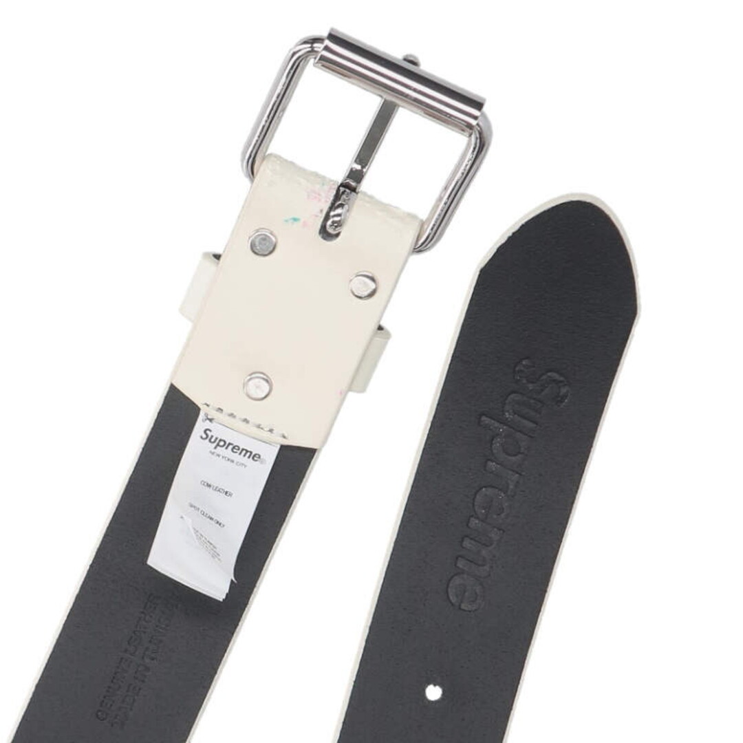 Supreme - シュプリーム Repeat Leather Belt ロゴレザー花柄ベルト