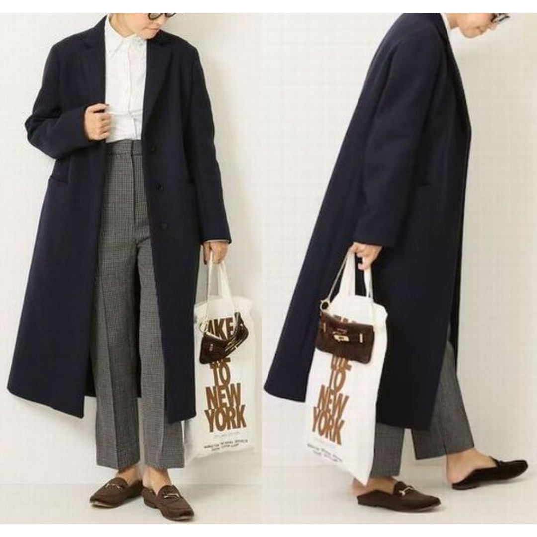 ドゥーズィエムクラス YLEVE メルトン チェスターコート