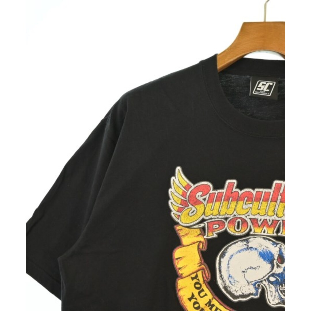 SC-SubCulture- サブカルチャー Tシャツ・カットソー L 黒 【古着