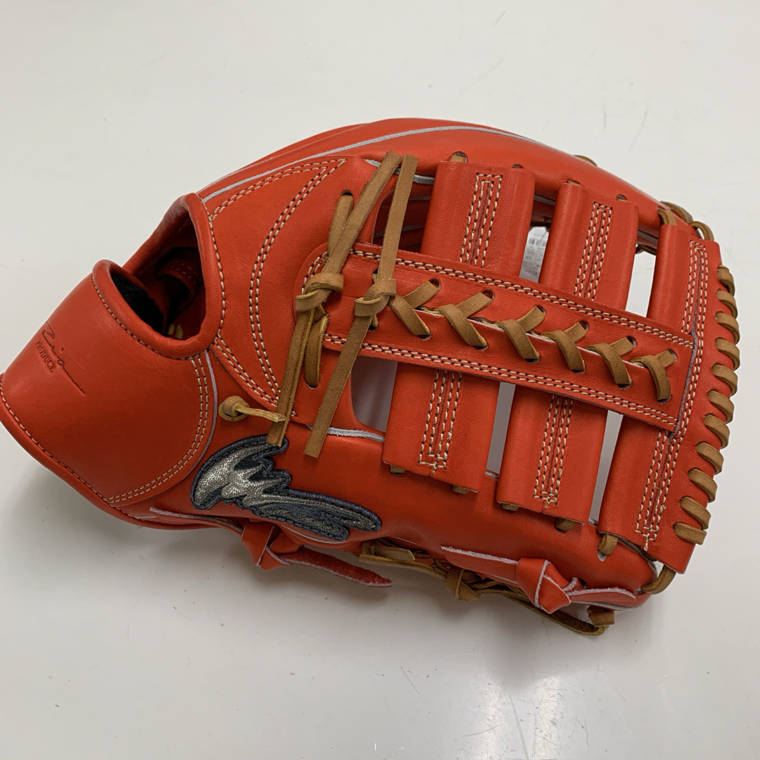 IP SELECT 硬式グローブ 外野手用 赤オレンジ LH IP SELECT 硬式