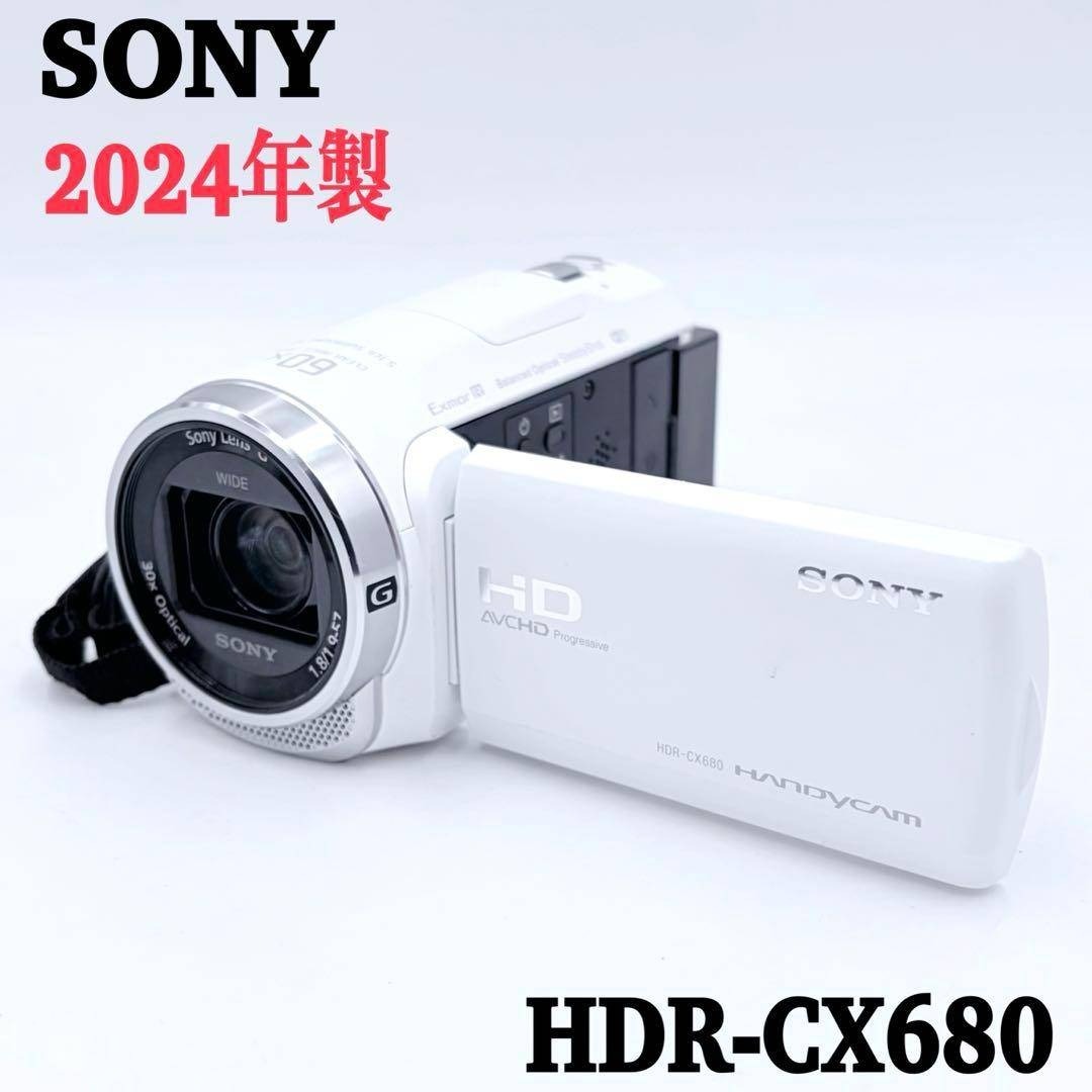 SONY - 【美品】2024年製 SONNY ハンディカム HDR-CX680 ビデオカメラ