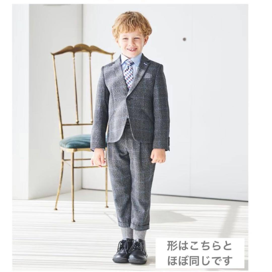 CHOPIN - ショパン 120 男の子 フォーマルスーツ チャコールグレー 蝶