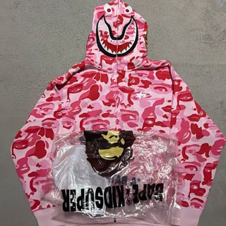 A BATHING APE（パーカー ・ ピンク/桃色系）のフリマアイテム一覧