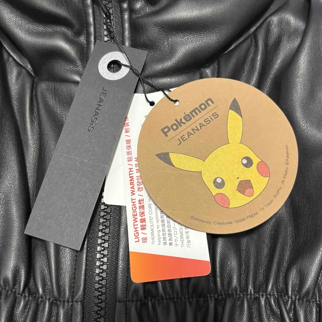 JEANASIS - JEANASIS Pokémon ピカチュウコレクションJSレザー中綿