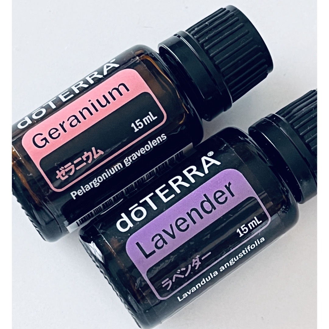 doTERRA - 正規品 ラベンダー ゼラニウム 新品未開封 15ml 2本セット