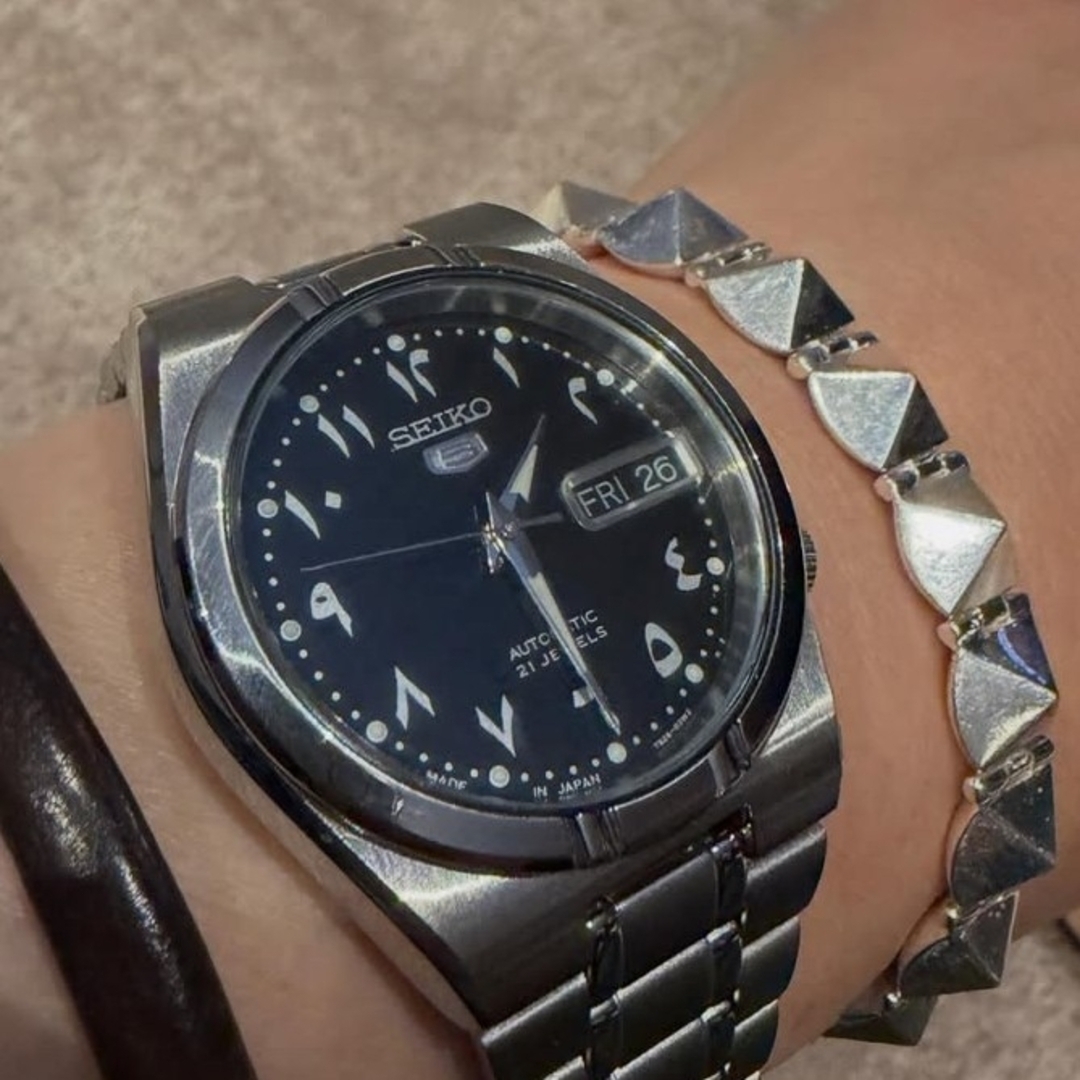 SEIKO - SEIKO SNK063J5 SEIKO5 セイコー 藤原ヒロシ アラビック文字の
