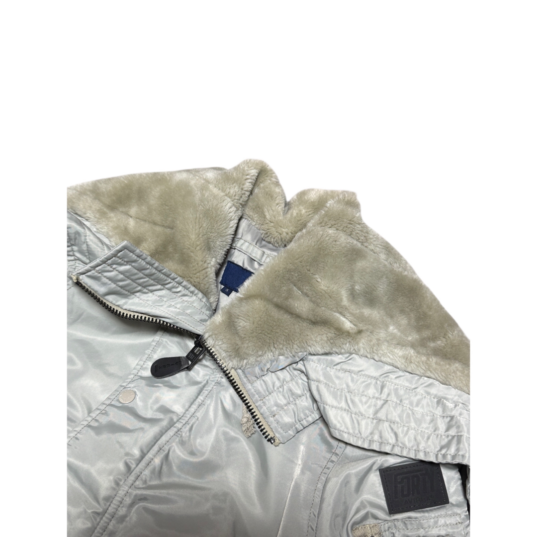 AVIREX - 希少 AVIREX N-2B シルバー フライトジャケット ミリタリー