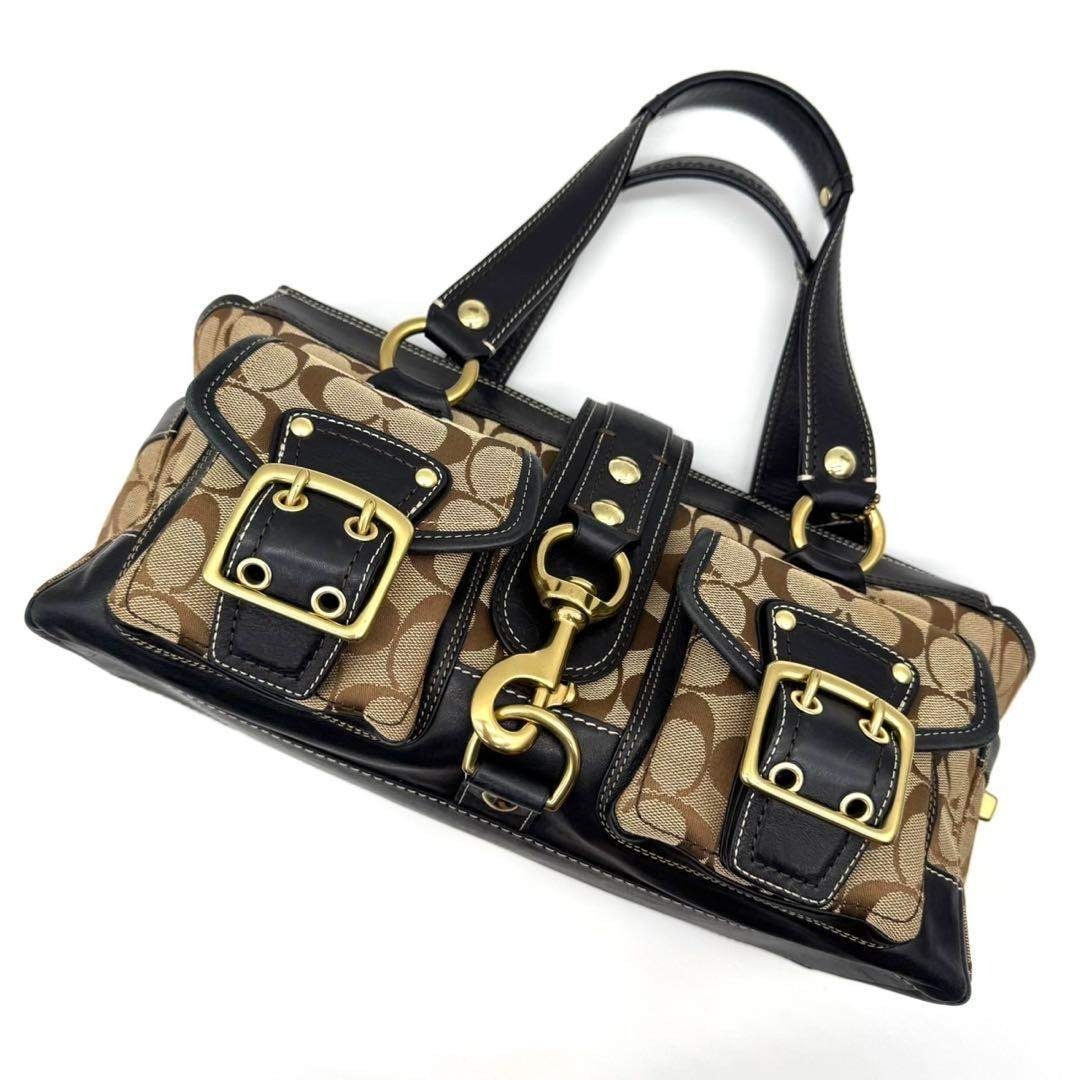 COACH - COACH Turn Lock Legacy Shoulder Bag Y2Kの通販 by まとまる