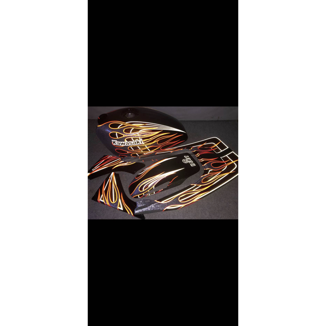 ゼファーχ 外装セット 送料無料 カスタムペイント 反射 ゼファー400の