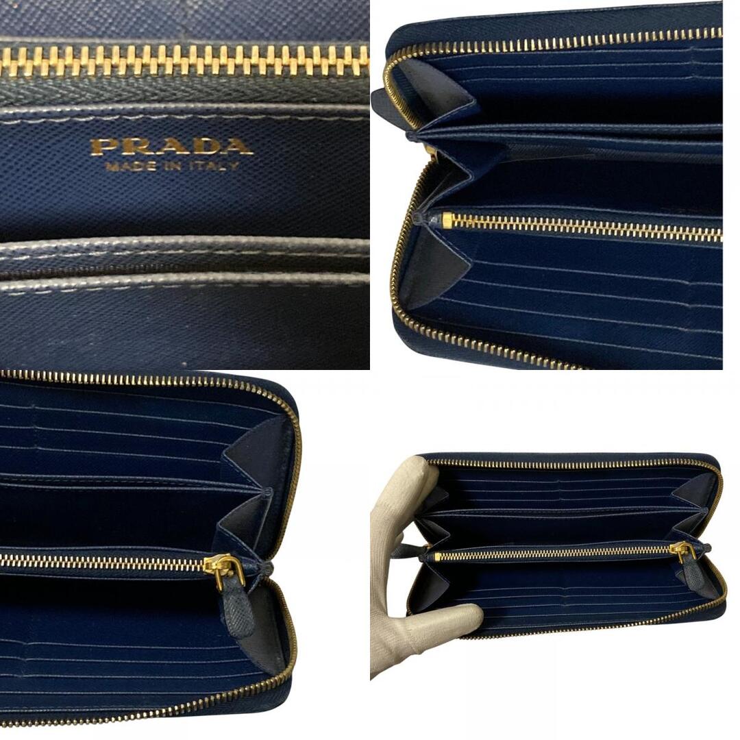 美品】PRADA ヴィッテロムーヴ ラウンドファスナー ゴールド金具