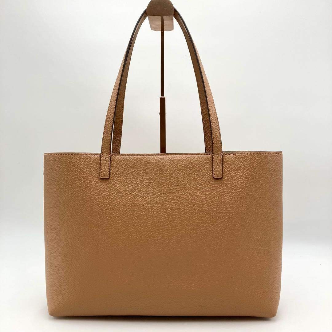 スマ✨TORY BURCH マックグロー トートバッグ 茶色 ステッチ Tory