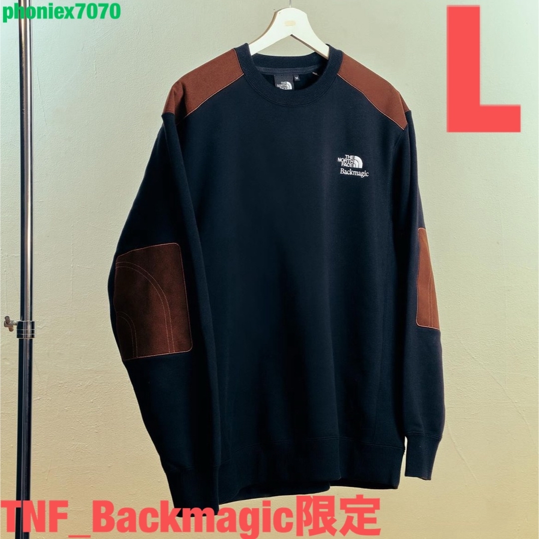THE NORTH FACE - ノースフェイス Backmagic限定 Sweat Crew【L