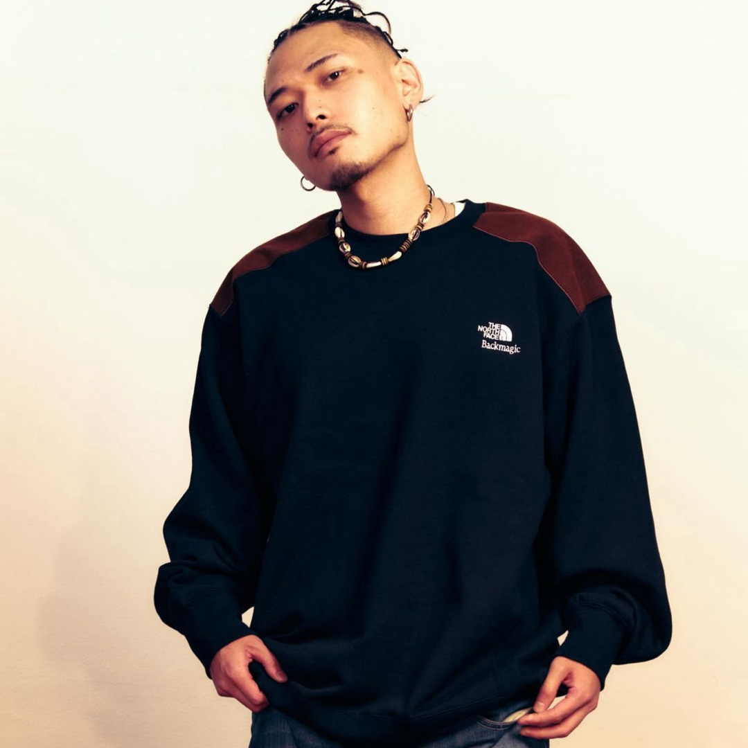 THE NORTH FACE - ノースフェイス Backmagic限定 Sweat Crew【L