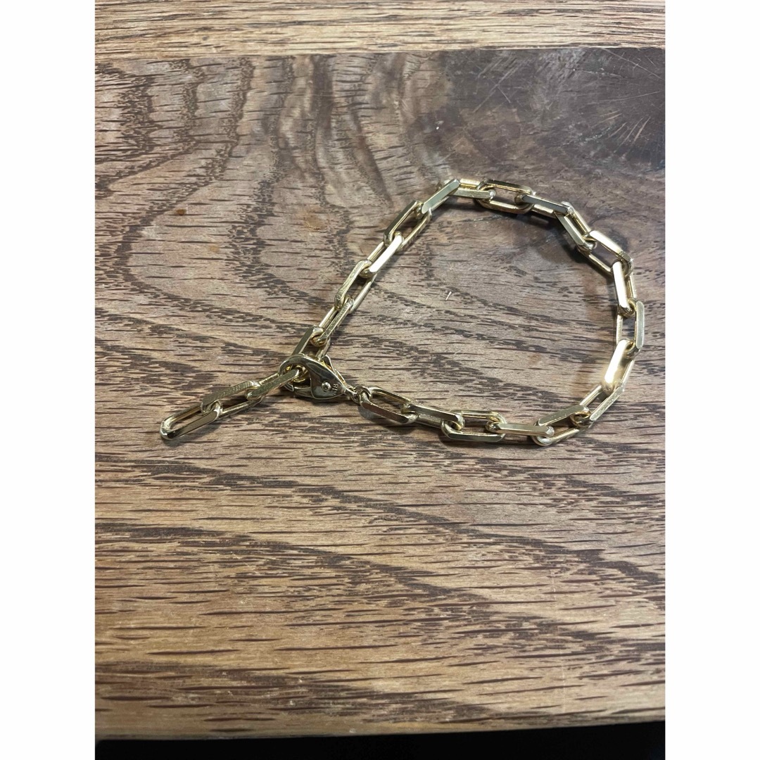 カットアズキ ブレスレット サントス 木谷貴金属 20CM K18 金 カット