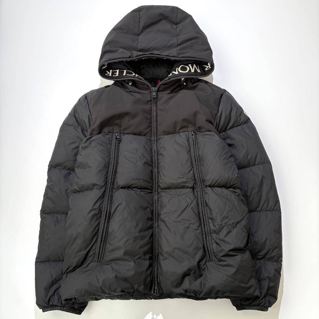MONCLER - 【美品】MONCLER ダウンジャケット MONTCLAR 刺繍ロゴ 黒 3