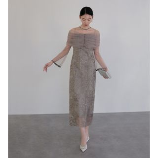 Leja - LEJA 今田美桜着用 結婚式ロング丈 ドレスの通販 by yun's shop