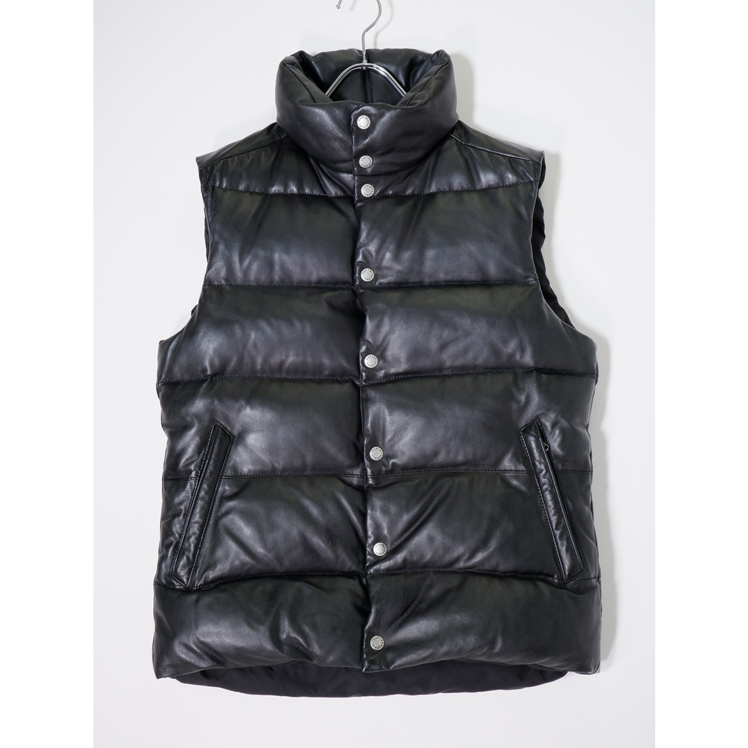 TOMORROWLAND - TOMORROWLANDトゥモローランド LEATHER DOWN VEST 羊革