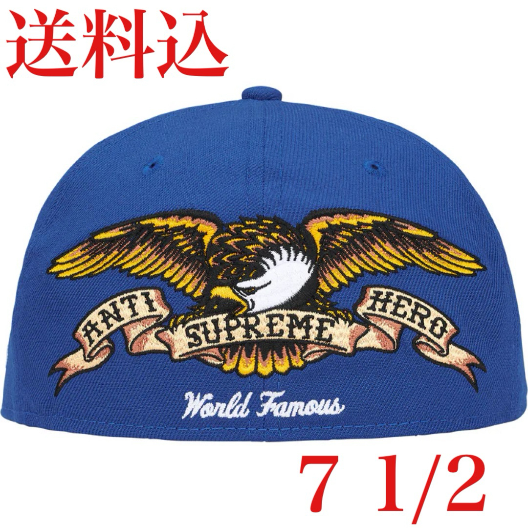 Supreme - Supreme x ANTIHERO New Era Blue 7 1/2の通販 by naz's