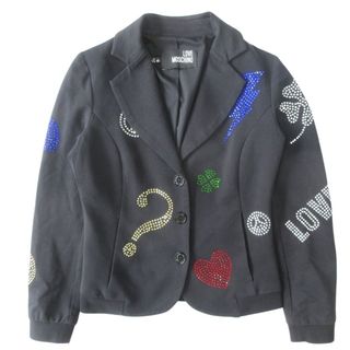 美品】モスキーノ チープアンドシック テーラードジャケット 総柄