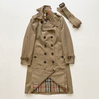 バーバリープローサム英国製トレンチコートヴィンテージグレーライナー