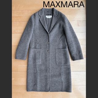 Max Mara - 美品 Lサイズ マックスマーラ ロングコート カシミヤ 白