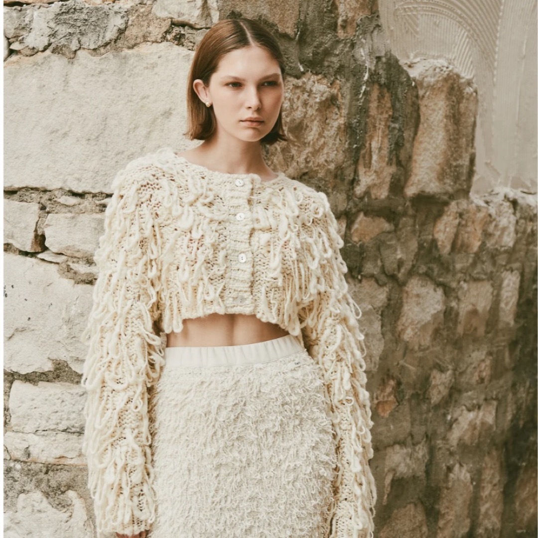 Eaphi FRINGE KNIT CARDIGAN