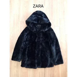 ZARA（毛皮/ファーコート ・ ブラック/黒色系）のフリマアイテム一覧