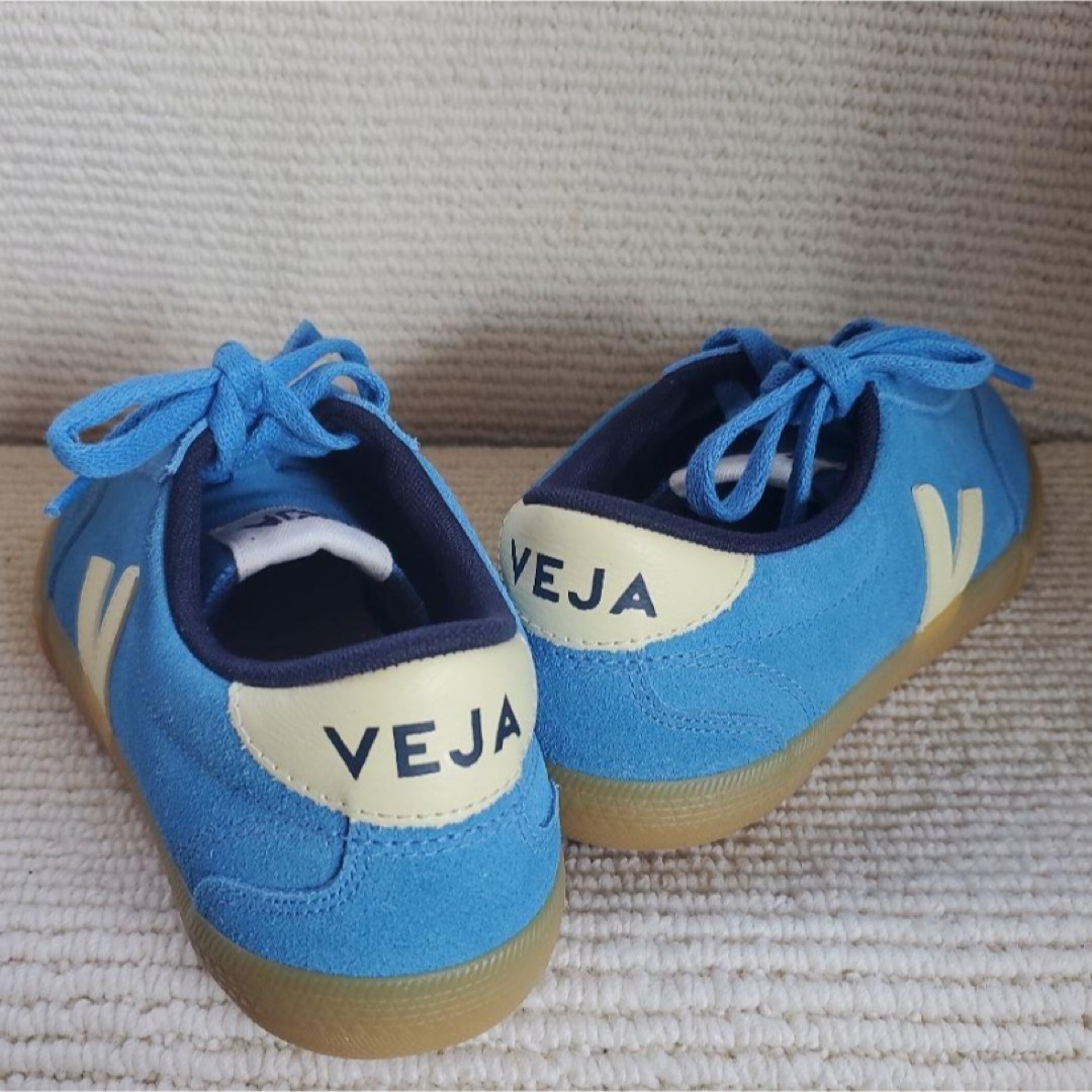 ☆未使用☆VEJA☆24センチ☆レア色ブルー×スエード☆スニーカー。