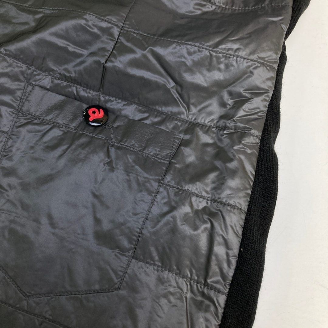 サイズ：36 ARCHIVIO アルチビオ 中綿切替 ジップワンピース ブラック