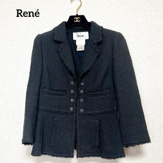 René - 良品 Rene ルネ テーラードジャケット フォーマル TISSUE社製