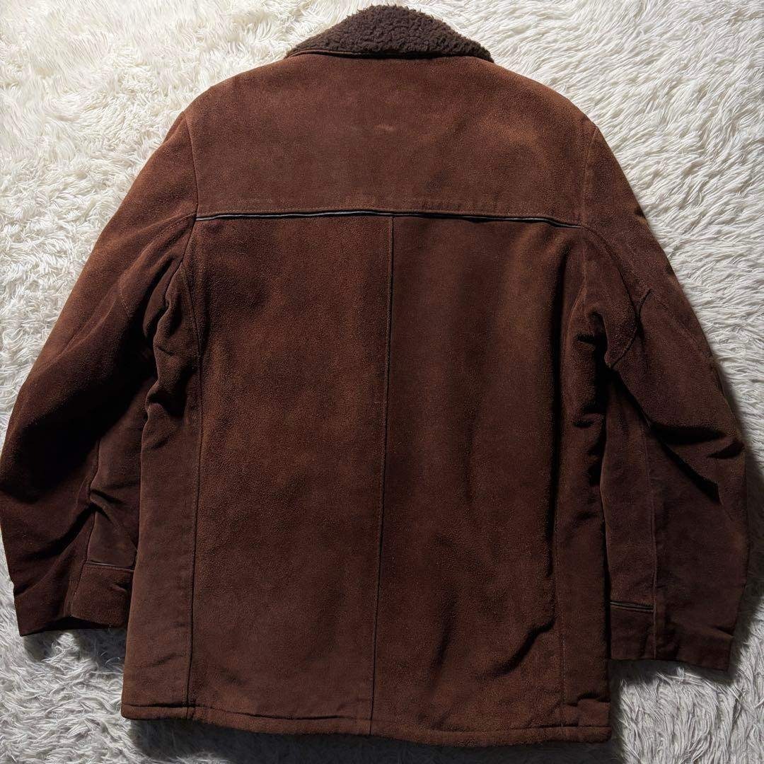 schott - 美品/希少□schott ムートン ランチコート スウェード くるみ