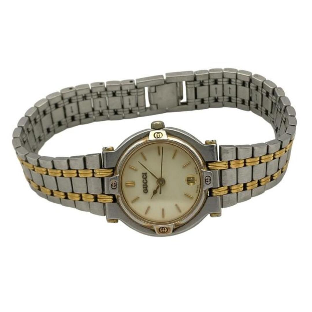 GUCCI - GUCCI(グッチ) 腕時計 - 9000L レディース アイボリーの通販