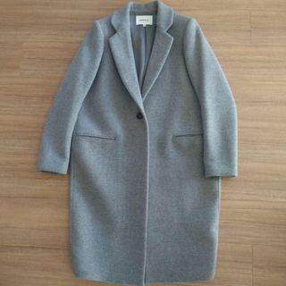 ENFOLD - ENFOLD ライトメルトンテーラーコート 38 グレーの通販 by