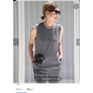 DEUXIEME CLASSE - MACHATT マチャット タックロンパース ブラックの