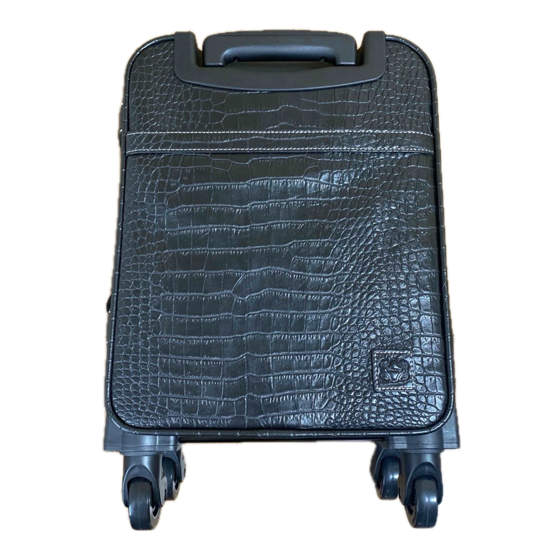 スワニー キャリーケース クロコダイル型押し 18L スーツケース トランク